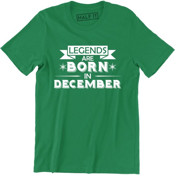 Legends Are Born In December Sagittarius Capricorn Zodiac Birthday Gift Tee Shirt