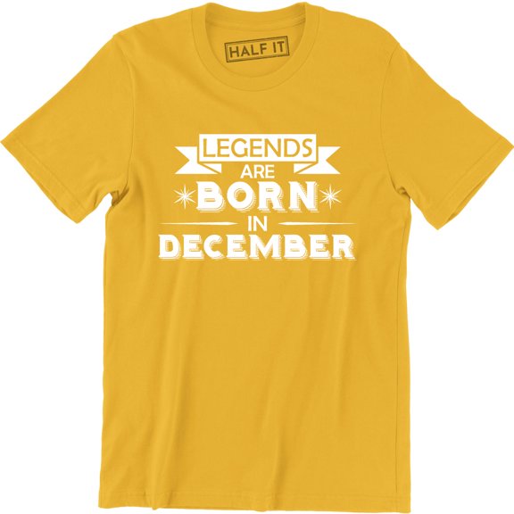 Legends Are Born In December Sagittarius Capricorn Zodiac Birthday Gift Tee Shirt