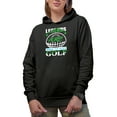 thumbnail image 1 of Legends Are Born to Play Golf Quote, Golf Player, Golfing or Golfer Themed Merch Gift, Black Hooded Sweatshirt or Hoodie, X-Large, 1 of 5