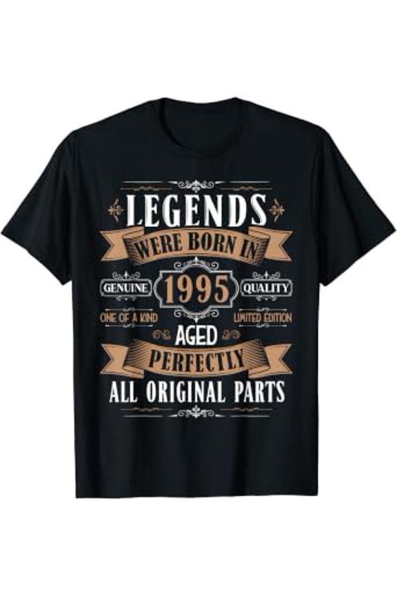 Legends Born In 1995 29Th Birthday 29 Years Old Bday Men T-Shirt