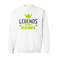 thumbnail image 1 of Legends Born In December Crown Sweatshirt Men -Image by Shutterstock, Male 3X-Large, 1 of 4