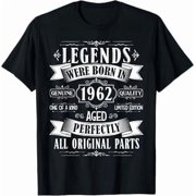 Legends Born in 1962 62Th Birthday 62 Years Old Bday Men Vintage T-Shirt Unisex S To 5XL