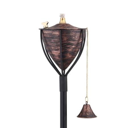 Legends International Amsterdam Tiki Torch Brushed Bronze - 1 Pack