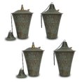 thumbnail image 1 of Legends International Kona Style Tabletop Tiki Torch Hammered Patina - 4 Pack, 1 of 4