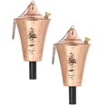 thumbnail image 1 of Legends International Kona Style Tiki Torch Hammered Copper - 2 Pack, 1 of 4