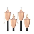 thumbnail image 1 of Legends International Small Elegant Tiki Torch Hammered Copper - 2 Pack, 1 of 5
