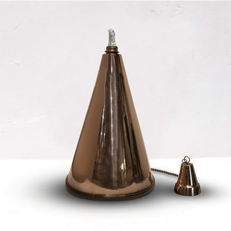 Legends International Small Hawaiian Cone Tabletop Torch Smooth Copper - 1 Pack