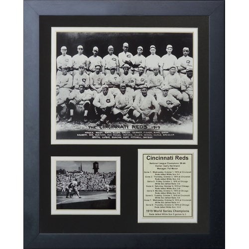 Legends Never Die 1919 Cincinnati Reds Champions Framed Memorabilia