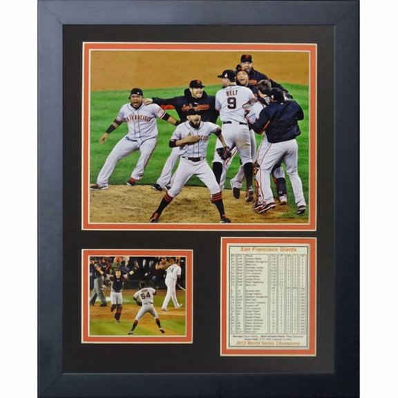 Legends Never Die 2012 San Francisco Giants - Celebration Framed Photographic Print