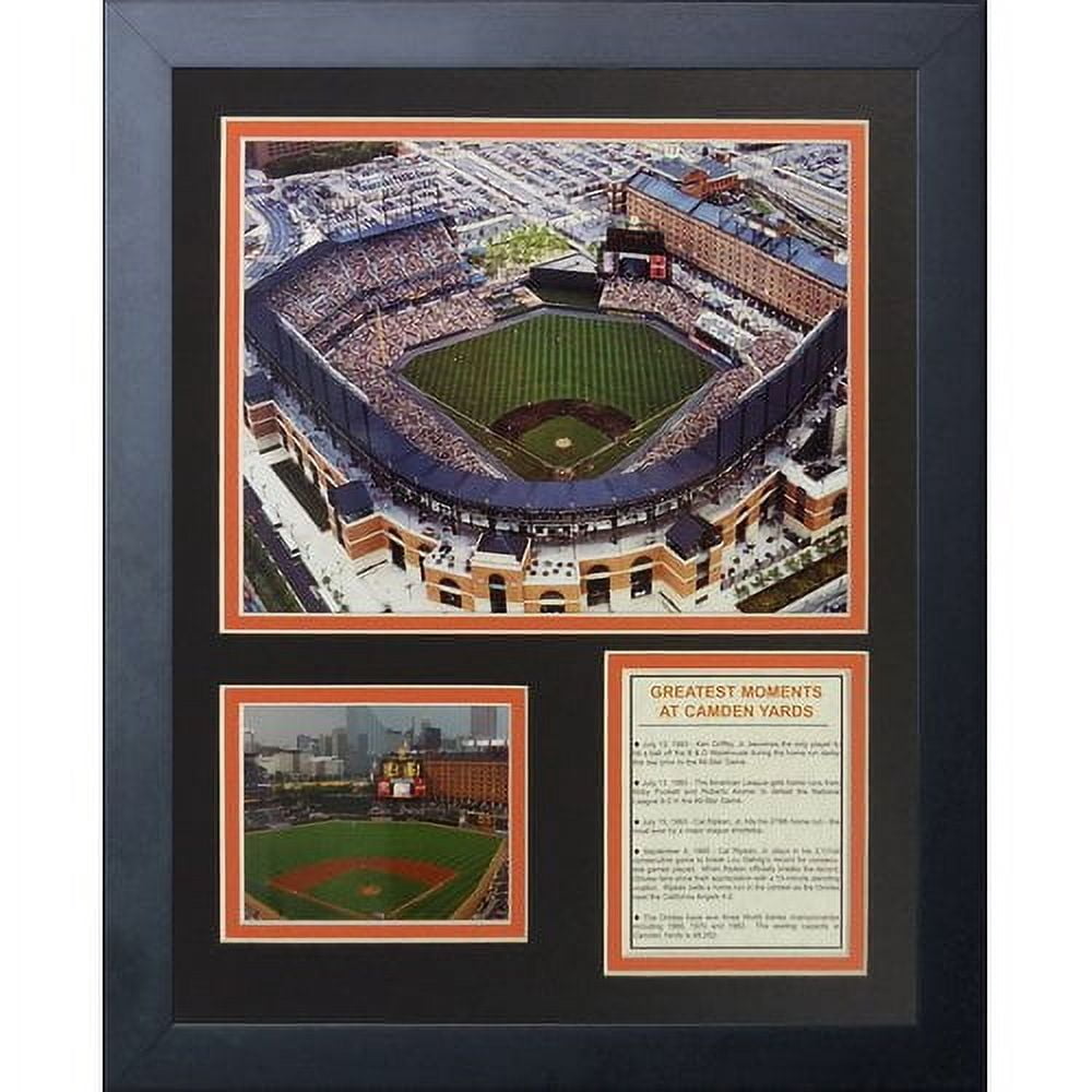 Legends Never Die Baltimore Orioles Camden Yards Framed Memorabilia ...