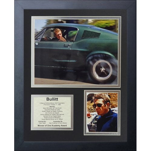 Legends Never Die Bullitt Framed Memorabilia