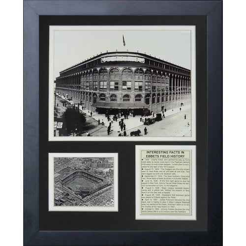 Legends Never Die Ebbets Field - Outside Framed Memorabilia - Walmart.com
