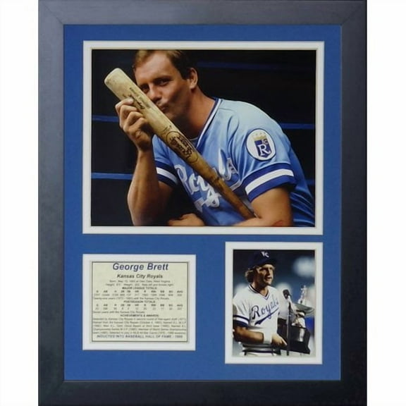 Legends Never Die George Brett Framed Photographic Print