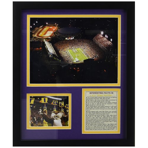 Legends Never Die Louisiana State Tigers Tiger Stadium Framed