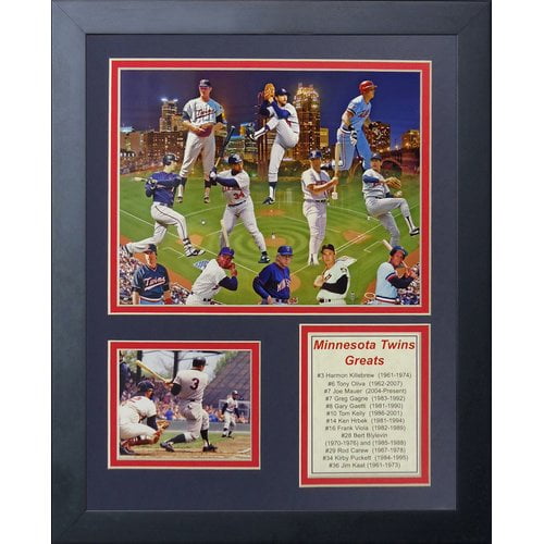 Legends Never Die Minnesota Twins Greats Framed Memorabilia