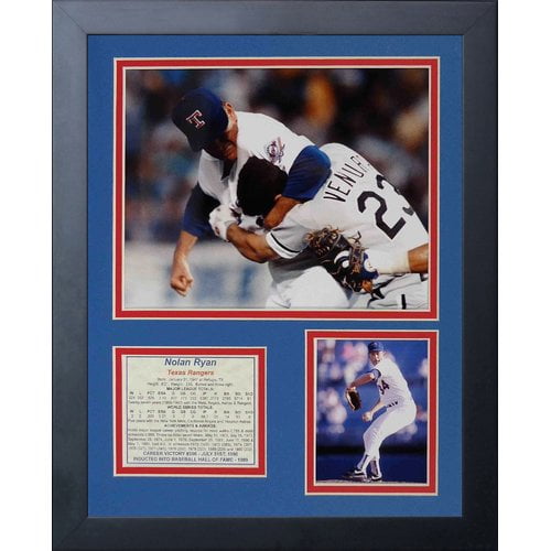Legends Never Die Nolan Ryan Fight Framed Memorabilia