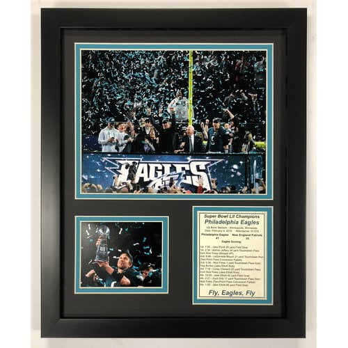 Legends Never Die 'Philadelphia Eagles - 2017 Super Bowl LII Champions' Framed Photographic Print