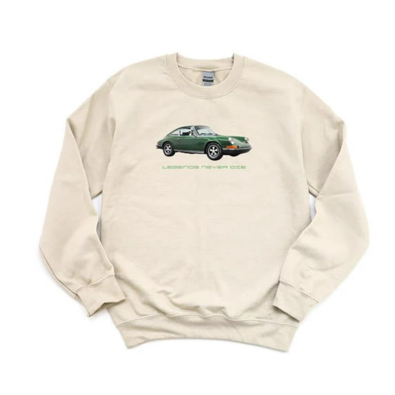 Legends Never Die Porsche 911 Vintage Retro Sports Car German Auto Icon SweatShirt Unisex, up to 5XL