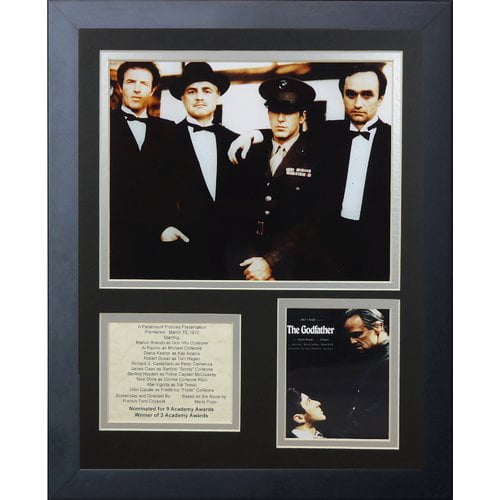 The Godfather Black Lacquered Framed Photographic Print Collage