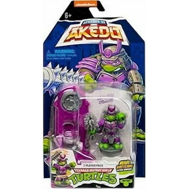 Legends of Akedo Teenage Mutant Ninja Turtles, Mini Battling Warriors, with Unique Weapons Samurai Donnie