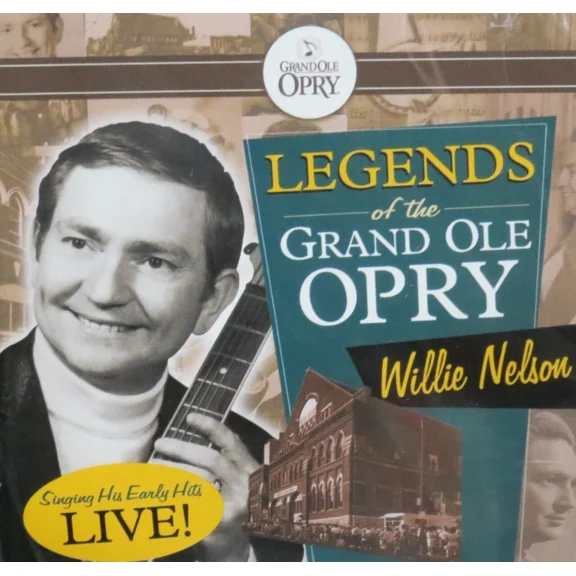 Legends Of The Grand Ole Opry Willie Nelson New! Cd Live 14 Tracks Hits 1964-67