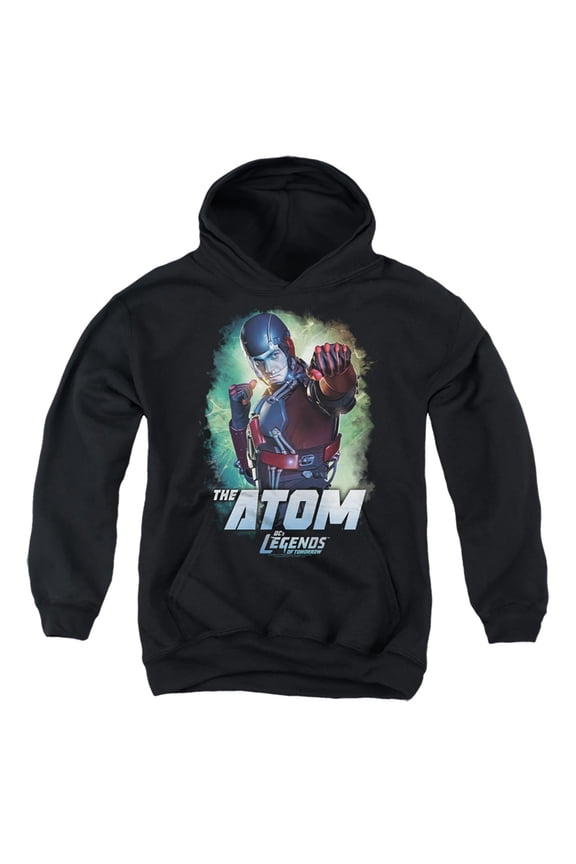Legends Of Tomorrow Atom Legends Kids Pull-Over Hoodie (Medium) for Youth Boys and Girls, Black