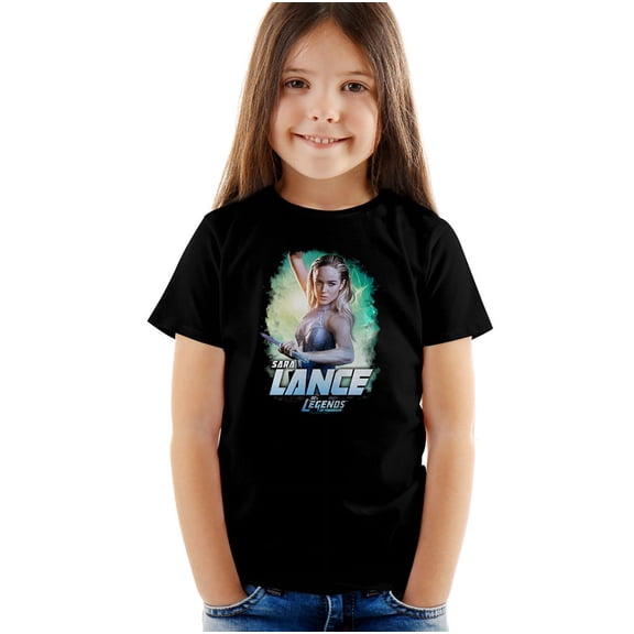 Legends Of Tomorrow Lance Legend Kids T Shirt (3) for Youth Toddler Boys and Girls, Black