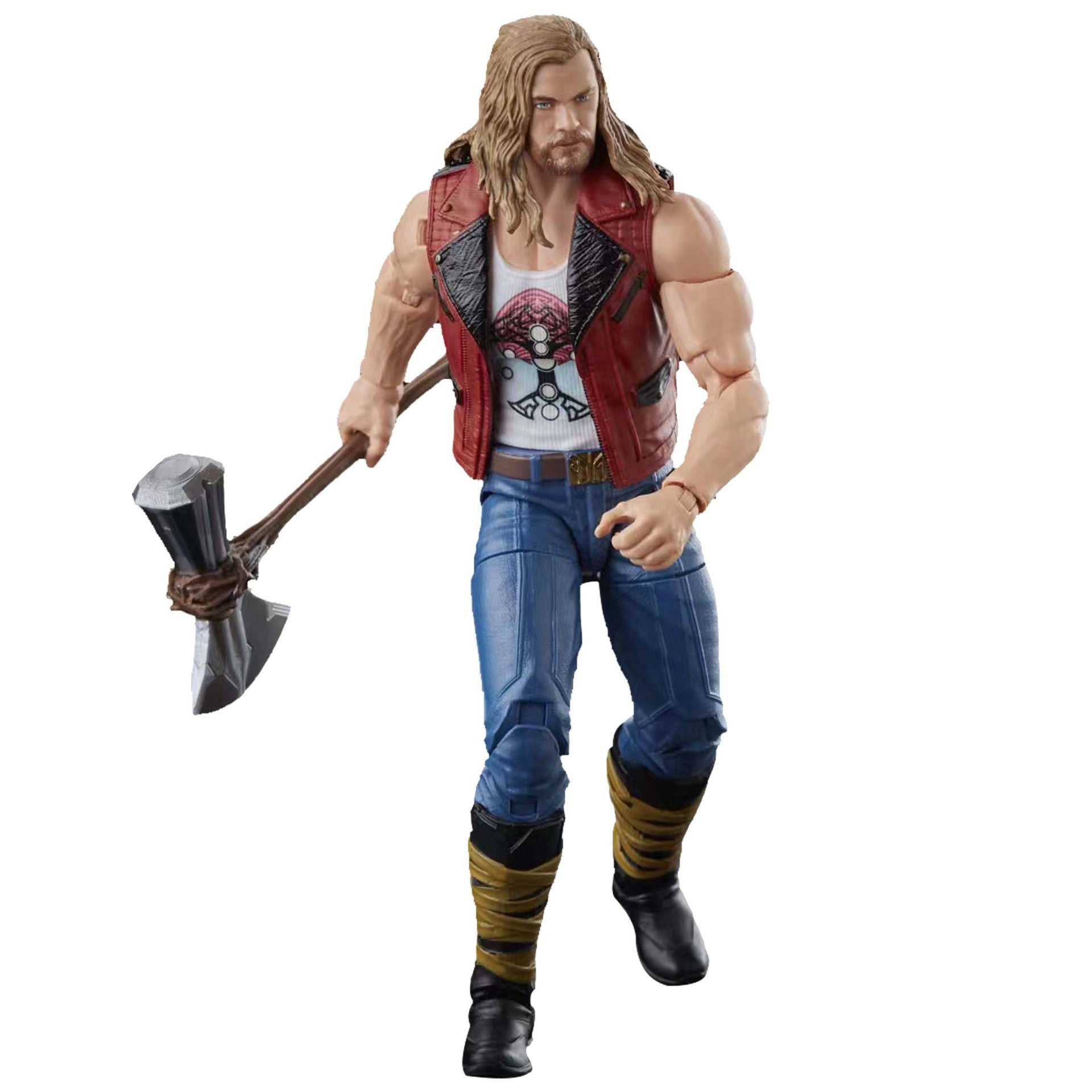 Marvel Hasbro Legends Series Thor Ravager – Action Figure Da 15 Cm Ispirata A Thor: Love And Thunder – Con Ascia Stormbreaker