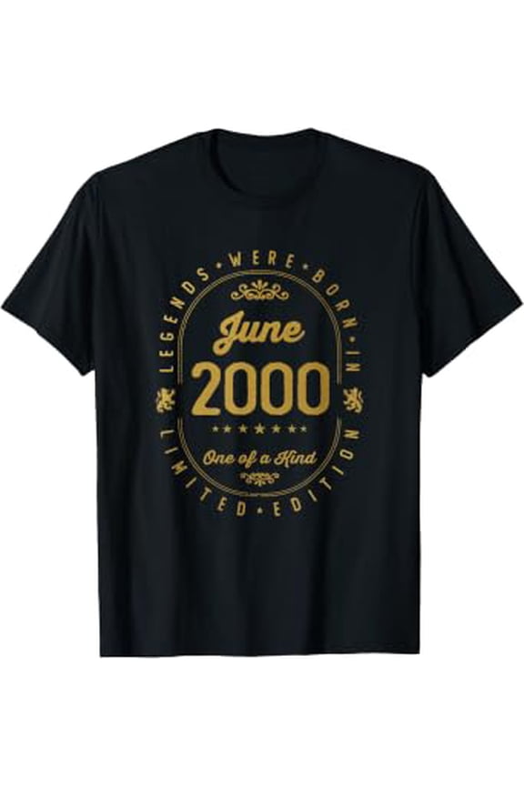 Legends Were Born In June 2000 Birthday T-Shirt