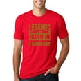 thumbnail image 1 of Legends are Born in February Gold Mens Fashion Graphic T-Shirt, 1 of 1
