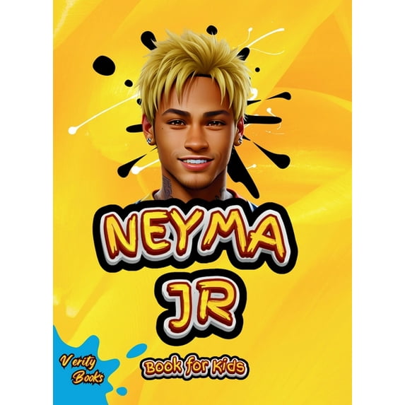 Legends for Kids: Neymar Junior Book for Kids: The ultimate biography of the phenomenon football player Neymar for kids (Hardcover)(Large Print)