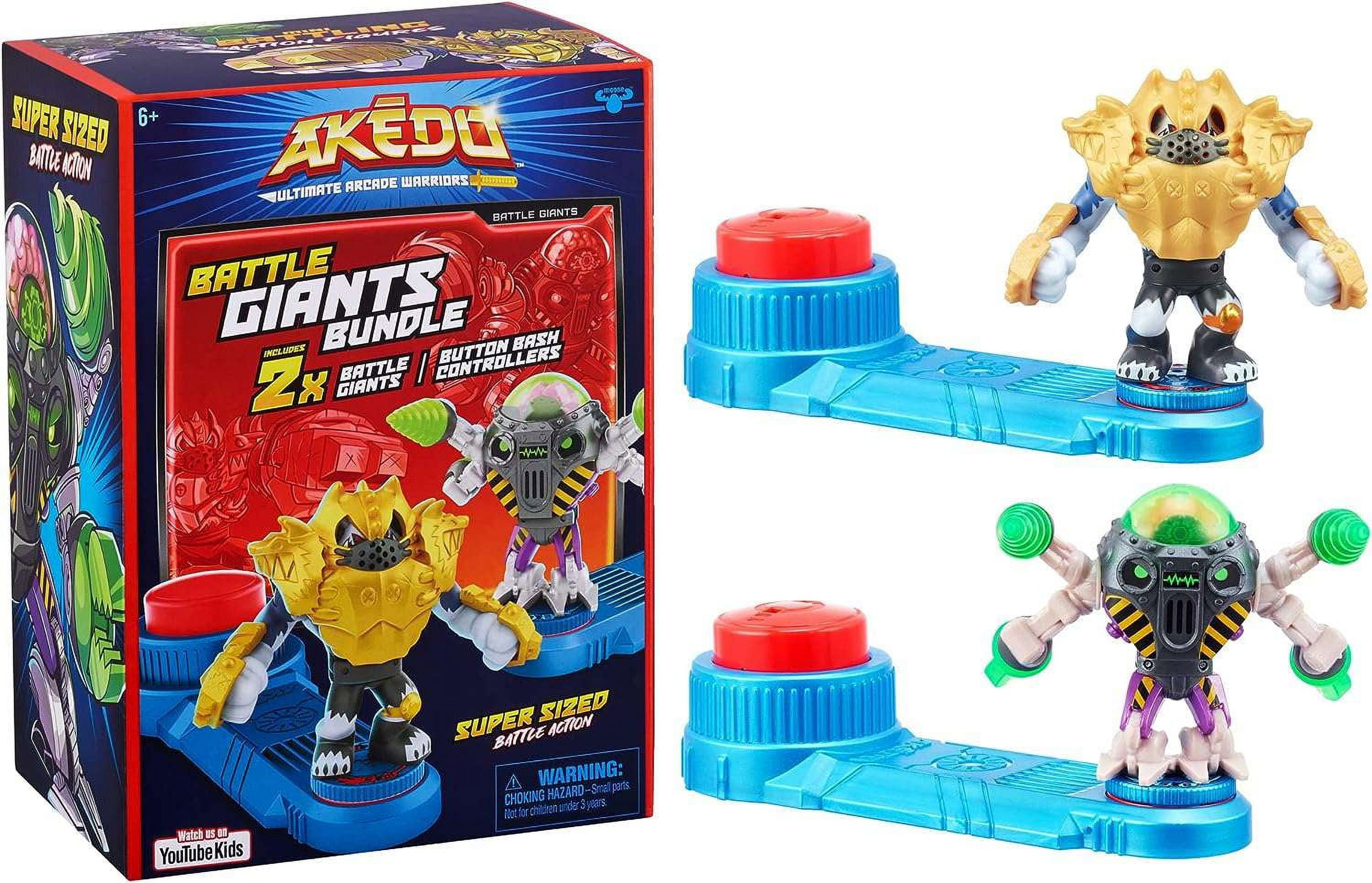 Legends of Akedo Battle Giants Drillborg vs Alphawolf Mini