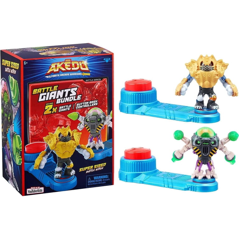 Legends of Akedo Battle Giants Drillborg vs Alphawolf Mini