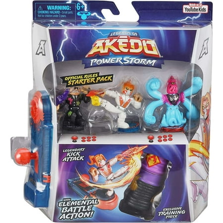 Legends of Akedo PowerStorm Squidlips Agent Mouldy & White Wraith Mini Battling Action Figures