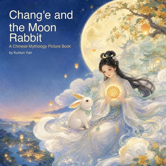Legends of Ancient China Chang'e and the Moon Rabbit: A Chinese Mythology Picture Book About Love, Courage, and the Mid-Autumn Moon, (Paperback)