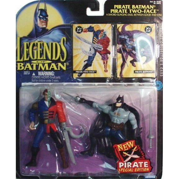 Legends of Batman - Pirate Batman & Pirate Two Face Action Figures Duo