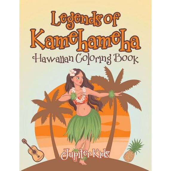 Legends of Kamehameha Hawaiian Coloring Book (Paperback)