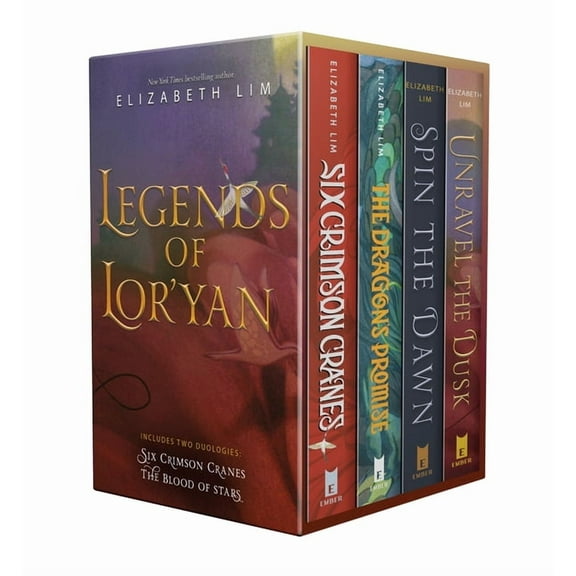 Legends of Lor'yan 4-Book Boxed Set : Six Crimson Cranes; The Dragon's Promise; Spin the Dawn; Unravel the Dusk (Paperback)