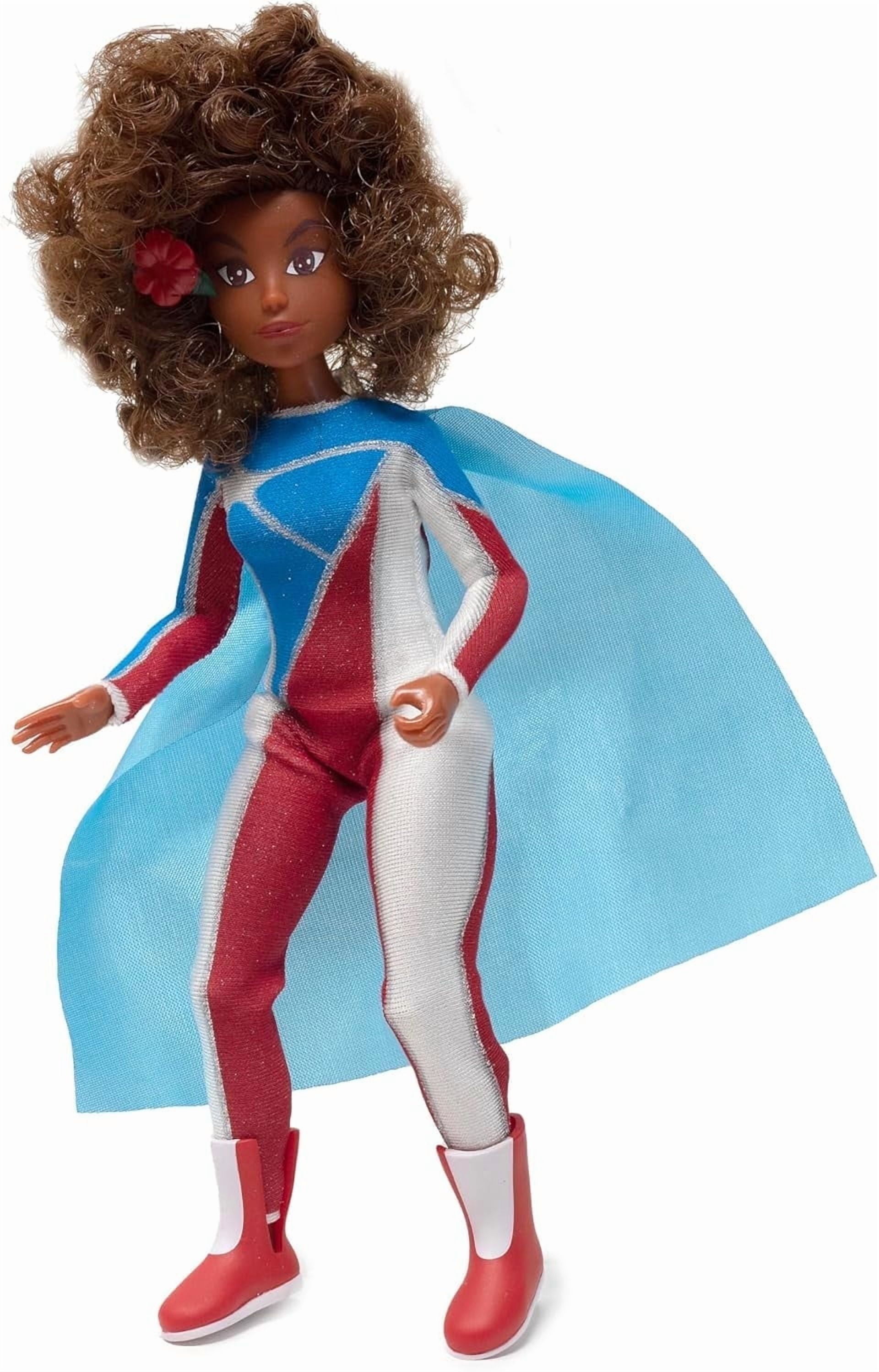 Boss Fight Studio La Borinquea, I Am Brilliance Action Doll, Inspirational Superhero Premium Collectible Action Figure Highly Articulated Soft Goods Figurine with Rooted Hair 1:12