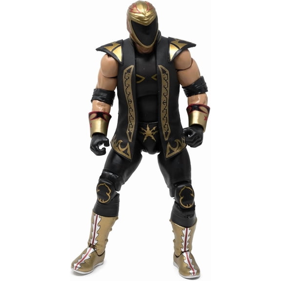 Boss Fight Studio Legends of Lucha Libre Premium Tinieblas Jr. Action Figure  Highly Articulated Figurine with Accessories - Championship Belt, Alternate Hands & Head, and Removable Gear  1:12