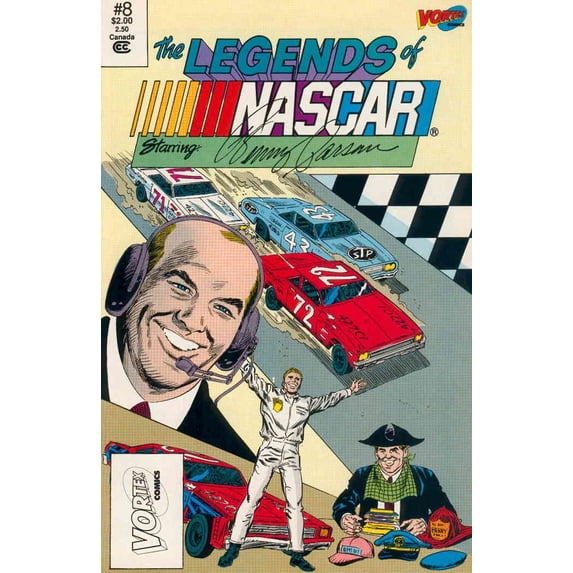 Legends of NASCAR, The #8 VF ; Vortex Comic Book