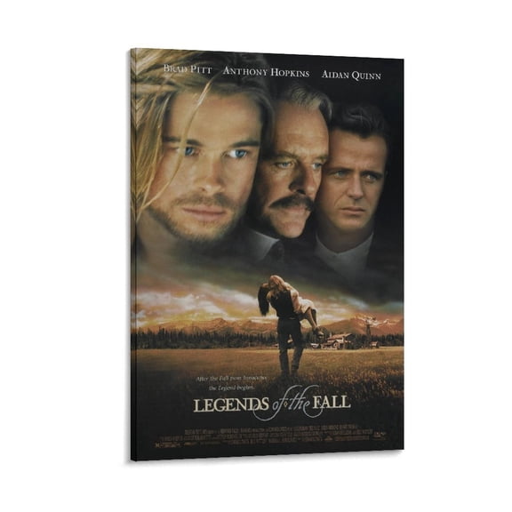 Legends of The Fall Poster Movie Canvas Poster Wall Art Picture Prints Hanging Photo Gift Decor Home Posters Artworks 12x18inch(30x45cm)
