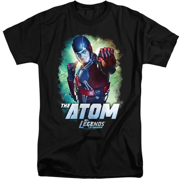 Legends of Tomorrow Atom Legends Unisex Adult Tall T Shirt,Black, 2X-Large