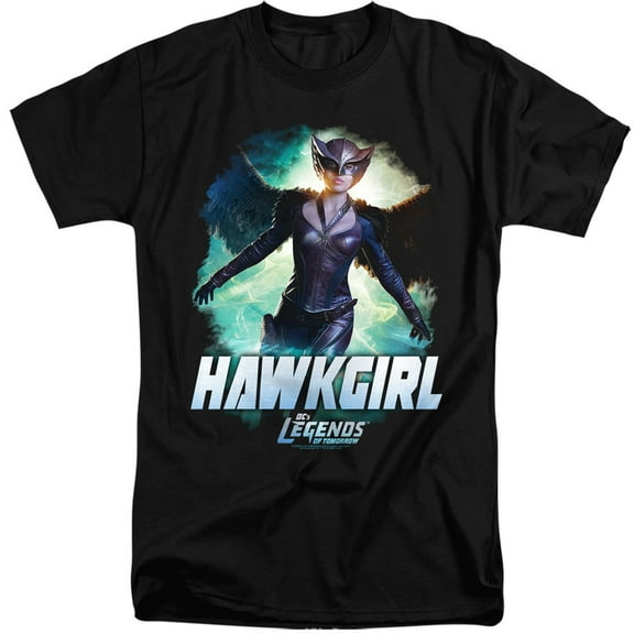 Legends of Tomorrow Hawkgirl Unisex Adult Tall T Shirt,Black, 3X-Large