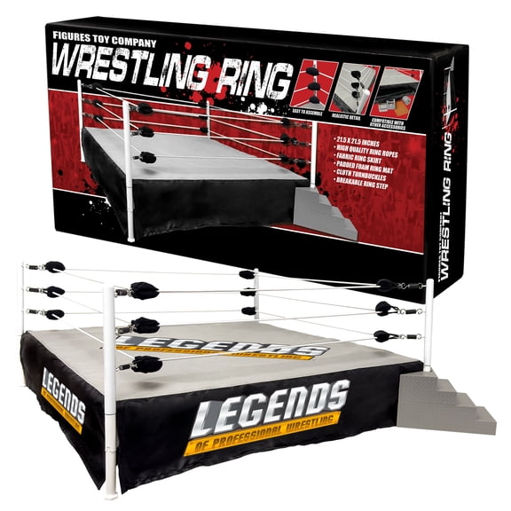 Legends of Wrestling Ring for Wrestling Action Figures