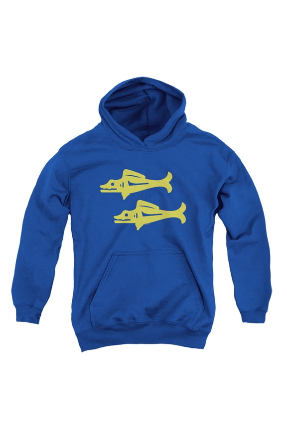 Blue Barracudas Unisex Youth Pull-Over Hoodie