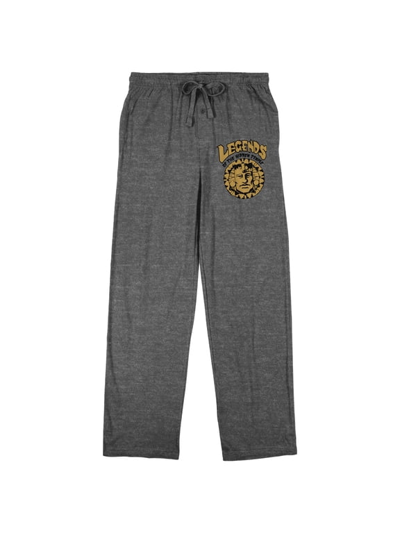 Legends of the Hidden Temple Logo Adult Heather Gray Sleep Pants-XL