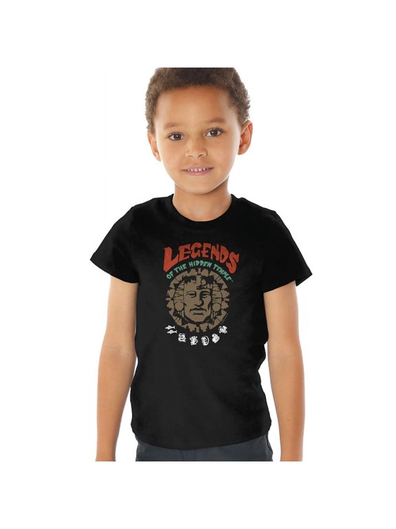 Vintage Kids T Shirt (4) for Toddler Boys and Girls, Black