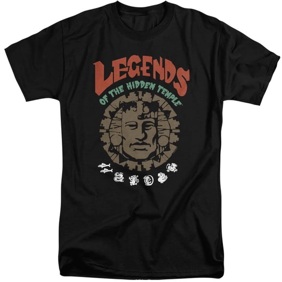Legends of the Hidden Temple Vintage Unisex Adult Tall T Shirt (X-Large) Black