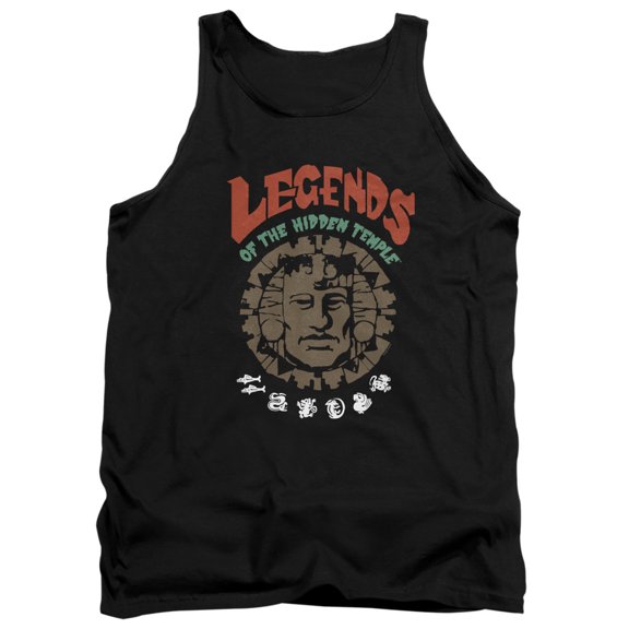 Legends of the Hidden Temple Vintage Unisex Adult Tank Top, Black, Medium